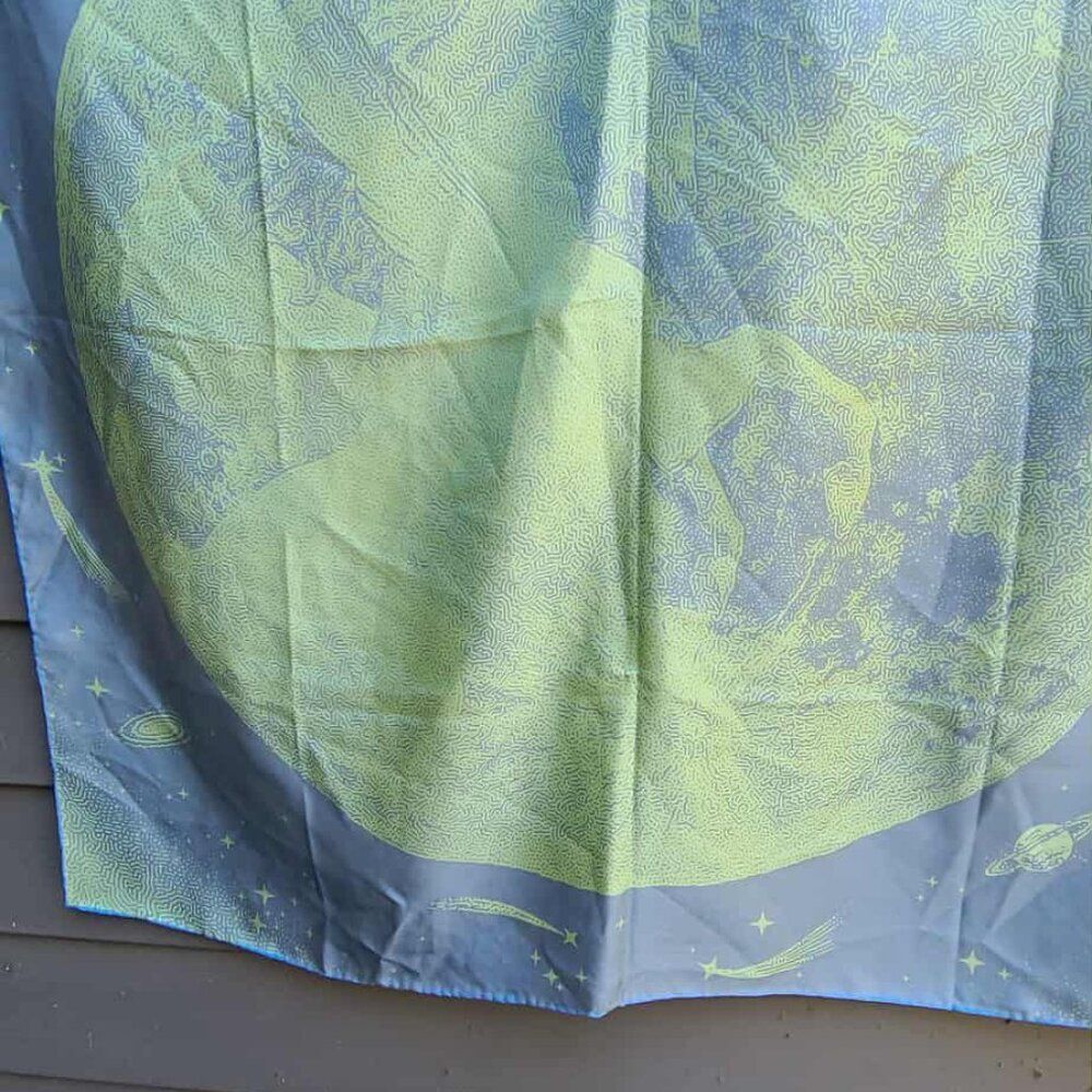 Moon Horse Scarf Yellow/Pink Blue - Picture 8 of 11